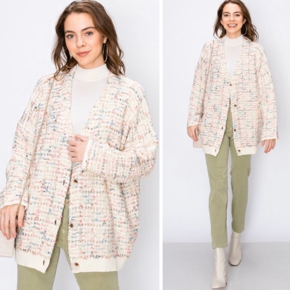 Confetti oversized cardigan - Picture 4 of 4